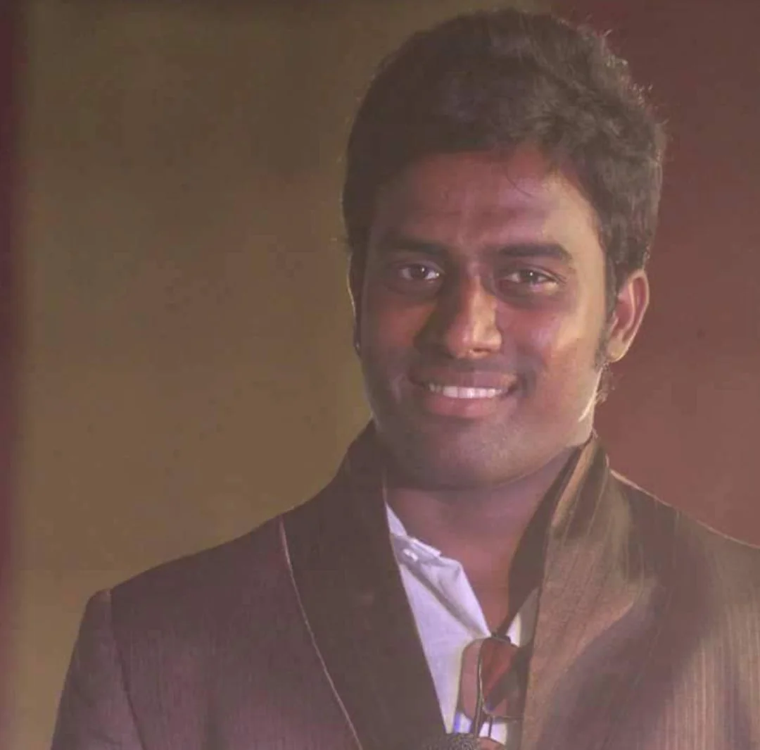 Portrait of Pavan in formal attire